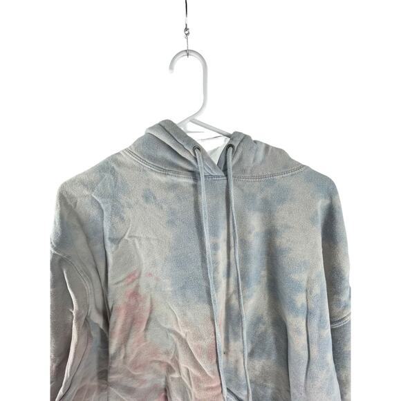 Wild Fable Tie Dye Pullover Cropped Hoodie Sweatshirt Women's Size Medium - Picture 3 of 7